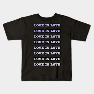 Love is Love Retro Kids T-Shirt